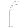 LED Stehlampe SPYRO dimmbar silber