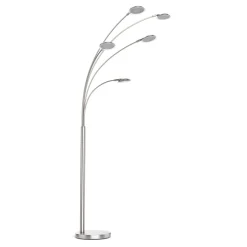 LED Stehlampe SPYRO dimmbar silber
