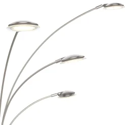 LED Stehlampe SPYRO dimmbar silber