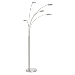 LED Stehlampe SPYRO dimmbar silber