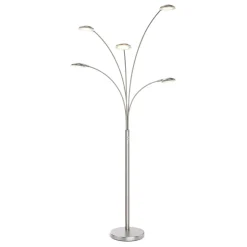 LED Stehlampe SPYRO dimmbar silber