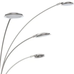 LED Stehlampe SPYRO dimmbar silber