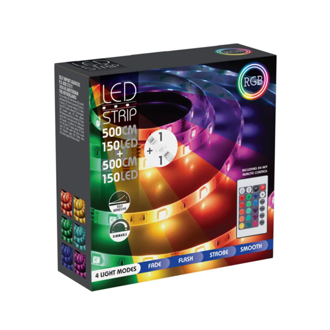 LED Streifen dimmbar 2 x 5 m bunt