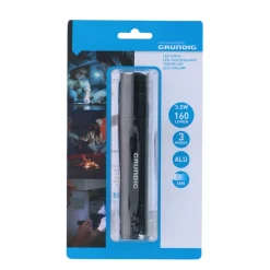 LED Taschenlampe schwarz 15.5 cm