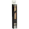 LED Tischkerze 27 cm 2er Set gold