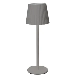 LED Tischlampe dimmbar 9 x 27 cm grau