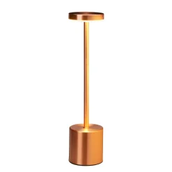 LED Tischlampe dimmbar 8 x 34 cm kupfer | GONSER.CH
