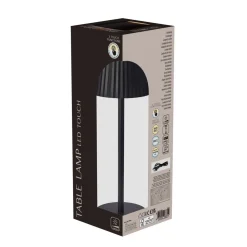 LED Tischlampe dimmbar 9 x 27 cm schwarz
