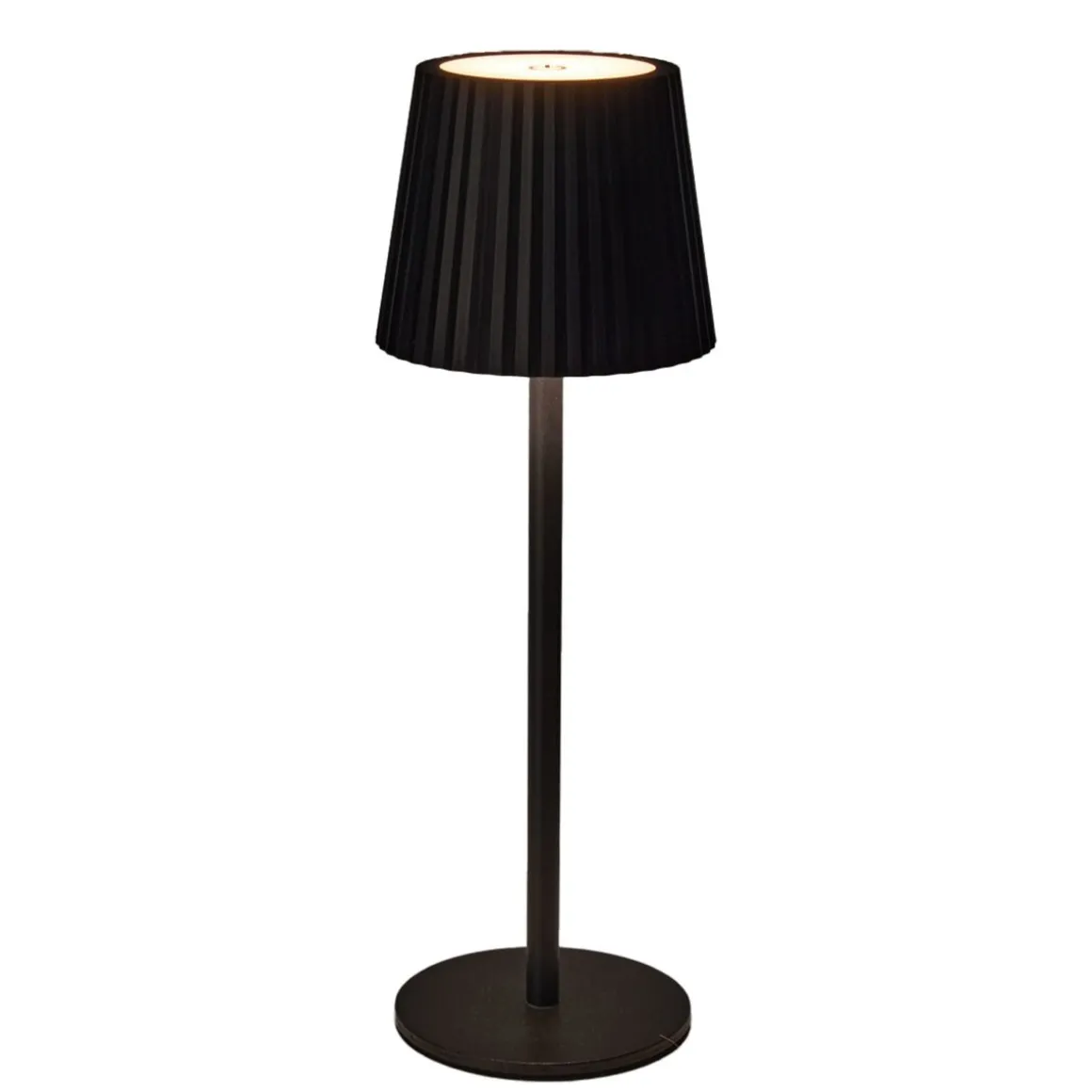 LED Tischlampe dimmbar 9 x 27 cm schwarz