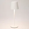 LED Tischlampe dimmbar 9 x 27 cm weiss