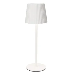 LED Tischlampe dimmbar 9 x 27 cm weiss