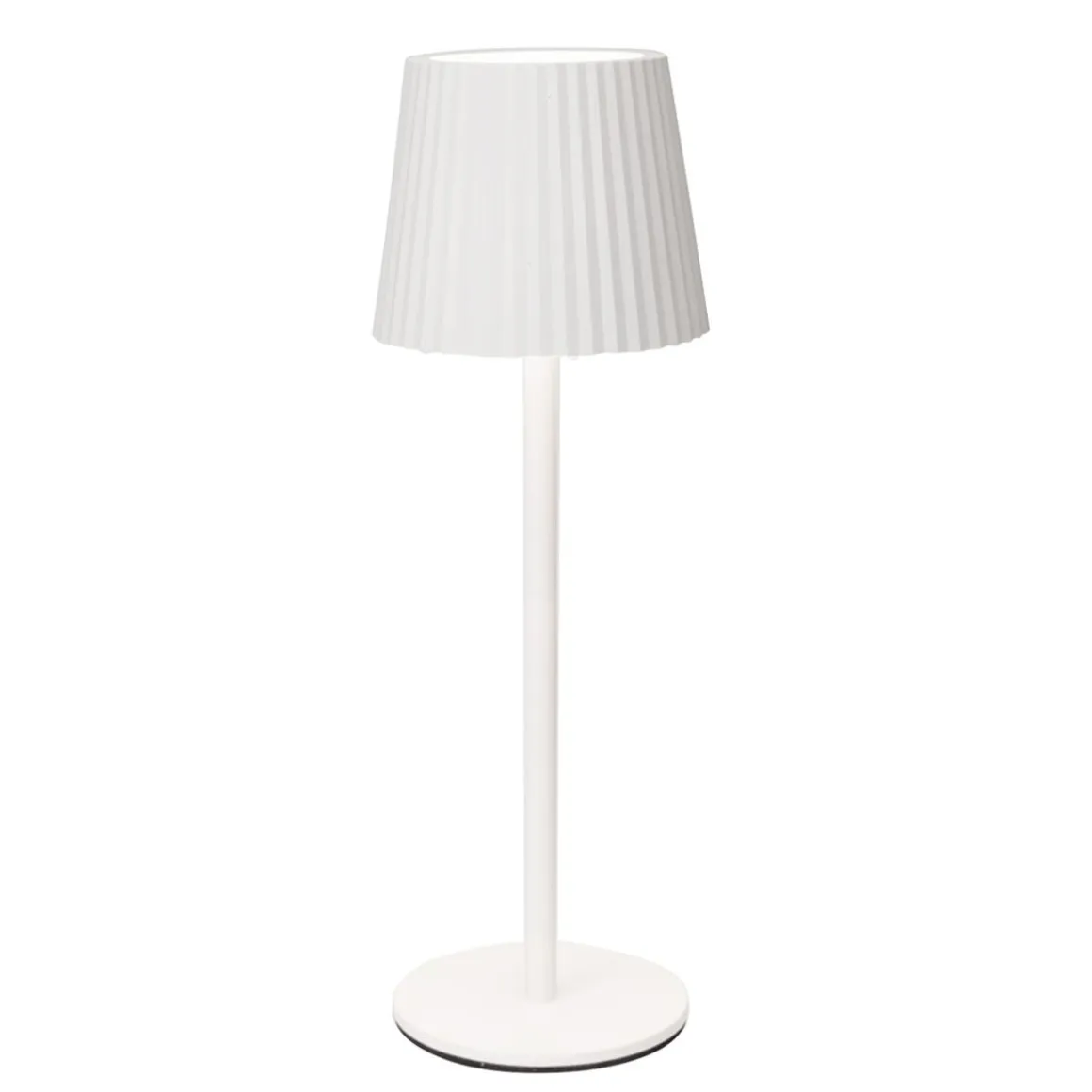 LED Tischlampe dimmbar 9 x 27 cm weiss