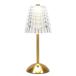 LED Tischlampe GLOWA gold