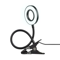 LED Tischlampe Klemmleuchte LUMI schwarz