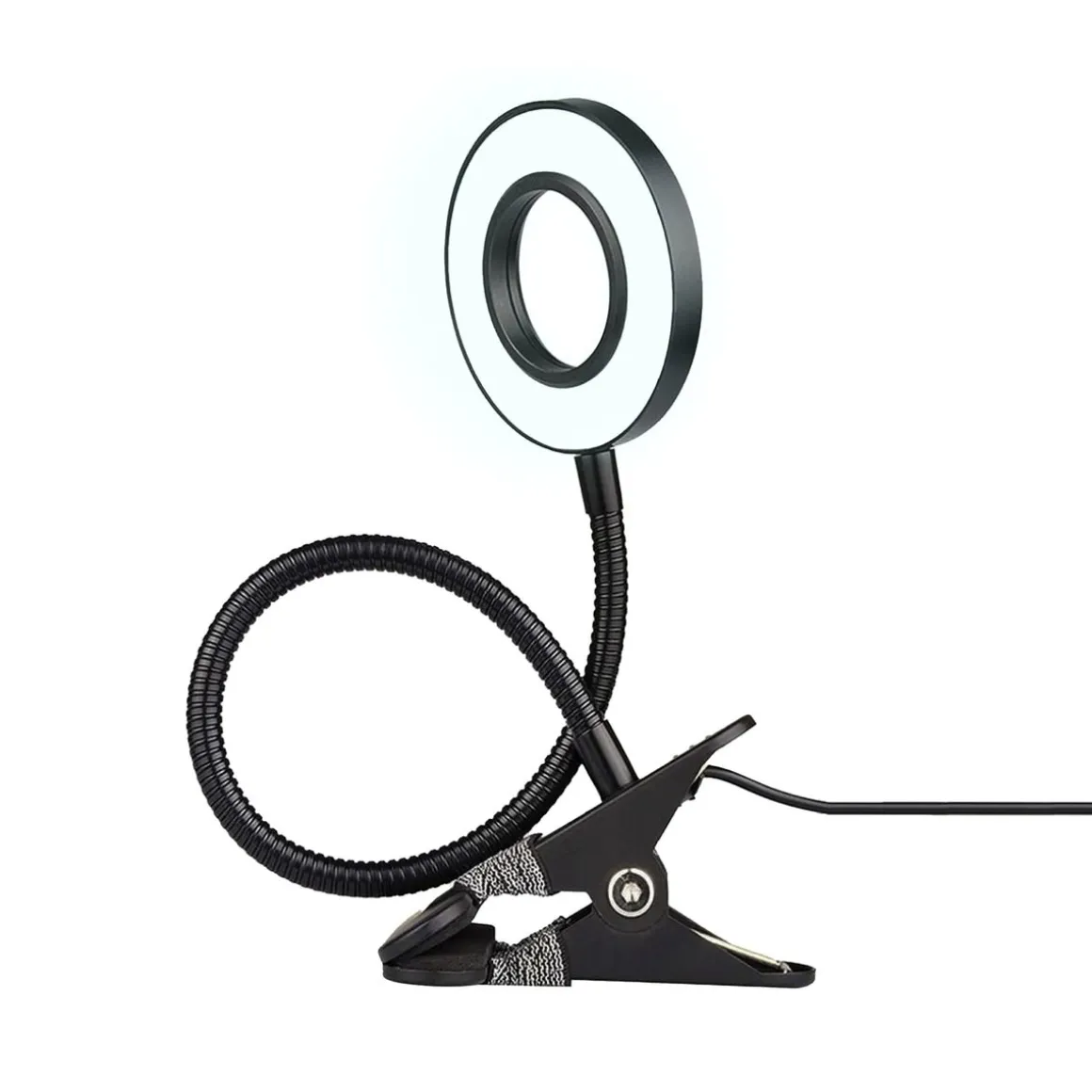 LED Tischlampe Klemmleuchte LUMI schwarz