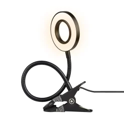 LED Tischlampe Klemmleuchte LUMI schwarz