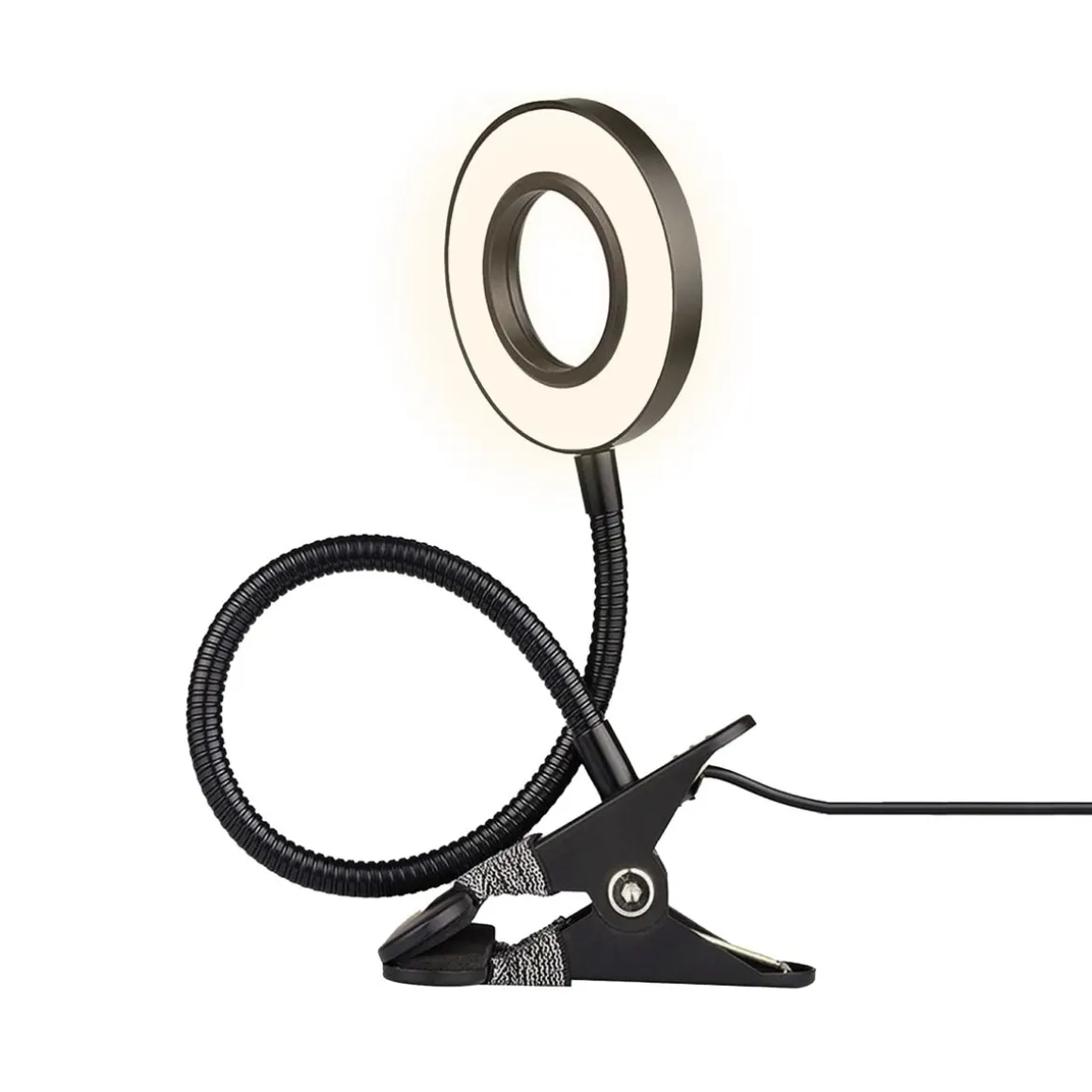 LED Tischlampe Klemmleuchte LUMI schwarz