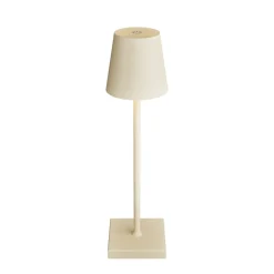 LED Tischlampe MEIRA beige