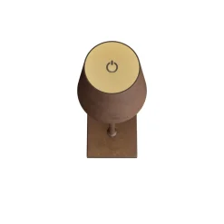 LED Tischlampe MEIRA braun