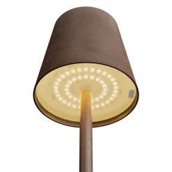 LED Tischlampe MEIRA braun
