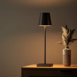LED Tischlampe MEIRA braun