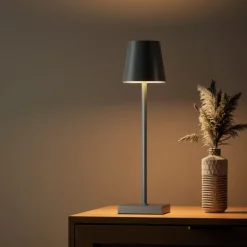 LED Tischlampe MEIRA grau