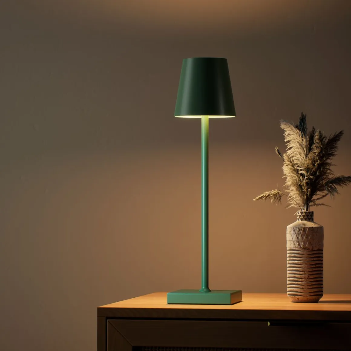 LED Tischlampe MEIRA grün | GONSER.CH