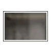 LED Wandspiegel 110 x 75 cm schwarz