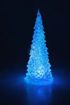 LED Weihnachtsbaum Acryl 27 cm bunt