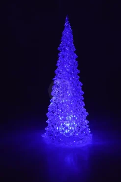 LED Weihnachtsbaum Acryl 27 cm bunt