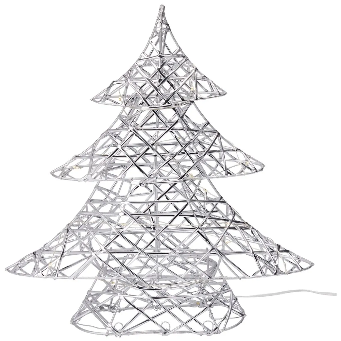 LED Weihnachtsbaum Eisen 30 cm warmweiss