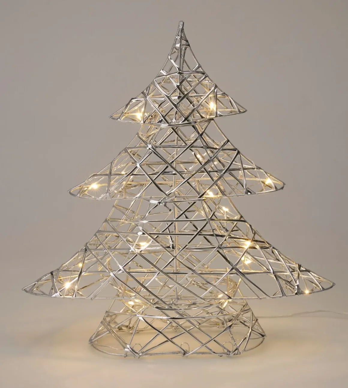 LED Weihnachtsbaum Eisen 30 cm warmweiss