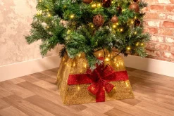 LED Weihnachtsbaumrock Sisal
