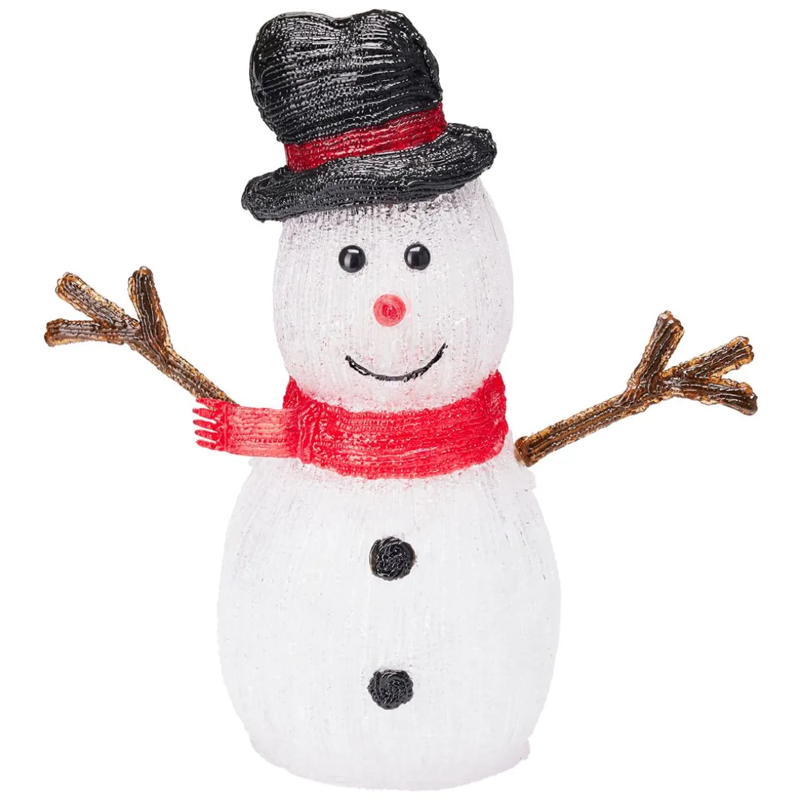 LED Weihnachtsdeko Acryl Schneemann