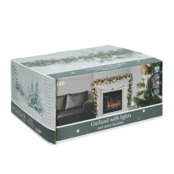 LED Weihnachtsgirlande 270 cm warmweiss