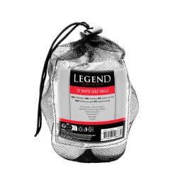 LEGEND Golfball 12er Set 85 Kompression weiss