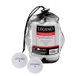 LEGEND Golfball 12er Set 85 Kompression weiss