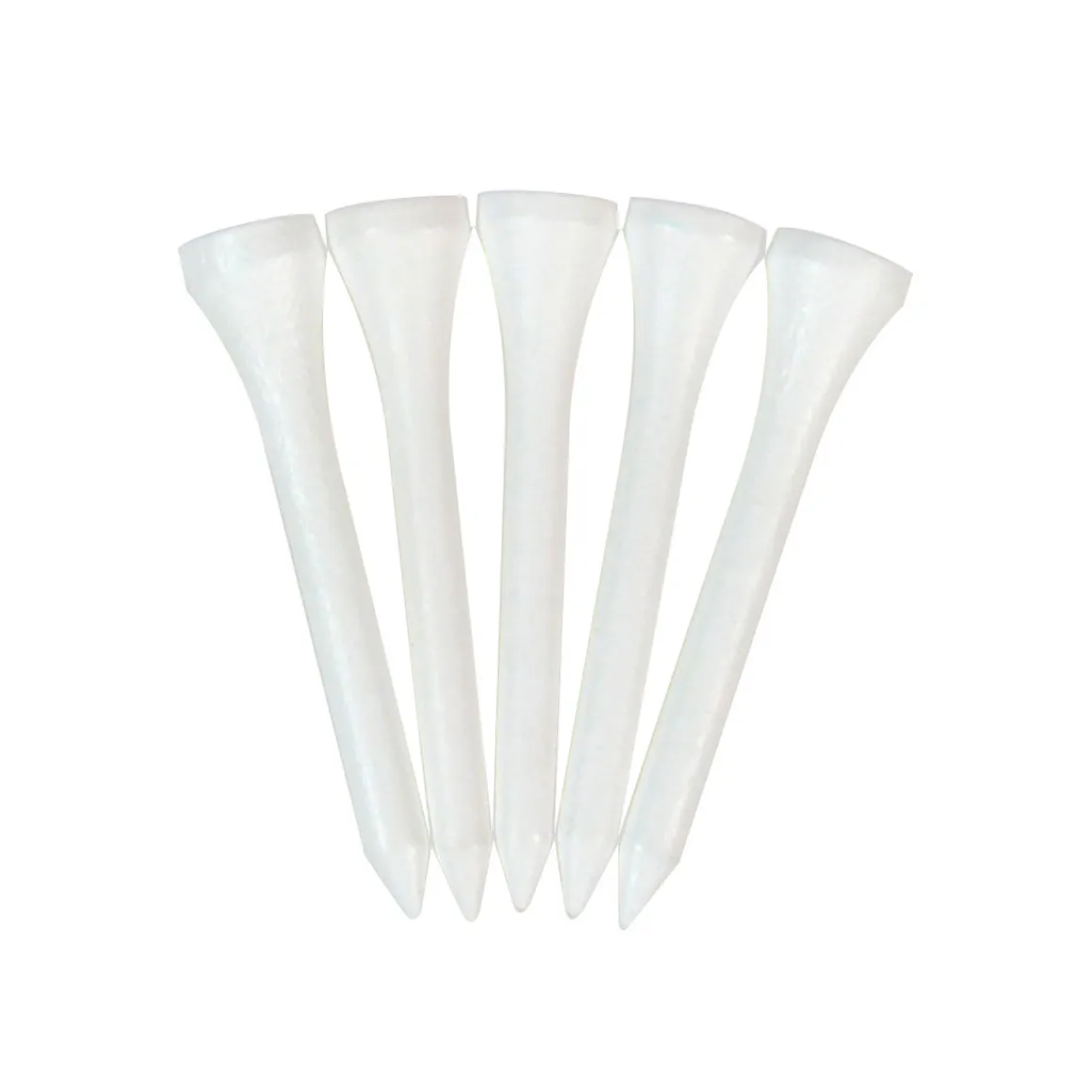 LEGEND Golf Tees 100er Set Holz 54 mm weiss