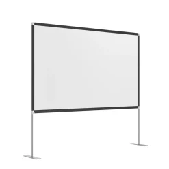 Leinwand Beamer mit Ständer 225 x 130 cm