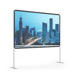 Leinwand Beamer mit Ständer 225 x 130 cm