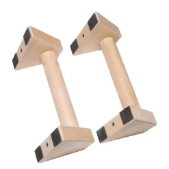 Liegestützgriff Holz 25 cm 2er Set natur