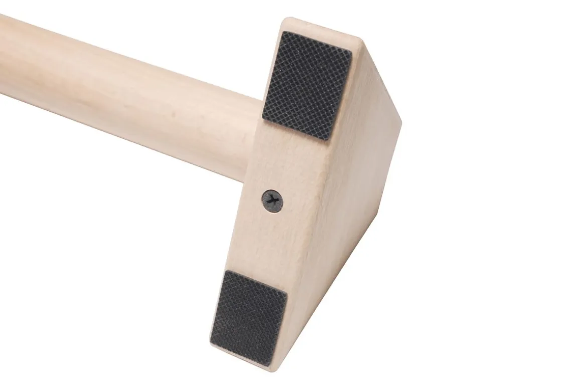 Liegestützgriff Holz 25 cm 2er Set natur