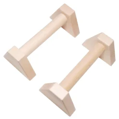 Liegestützgriff Holz 25 cm 2er Set natur