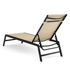 Liegestuhl ADDISON beige