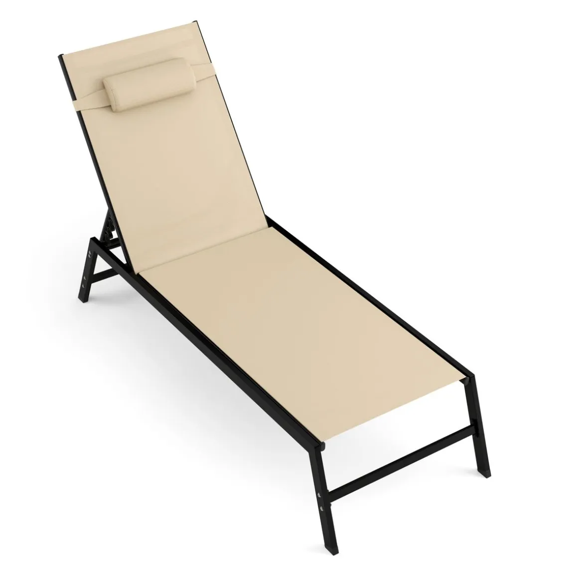 Liegestuhl ADDISON beige