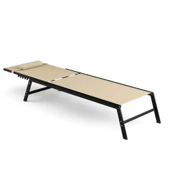 Liegestuhl ADDISON beige