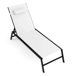 Liegestuhl ADDISON creme