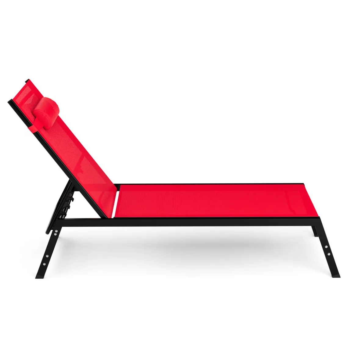 Liegestuhl ADDISON rot