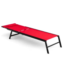 Liegestuhl ADDISON rot