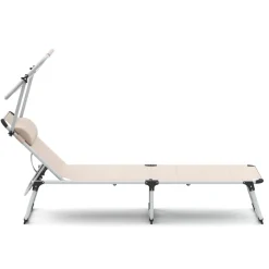 Liegestuhl ATHENA beige